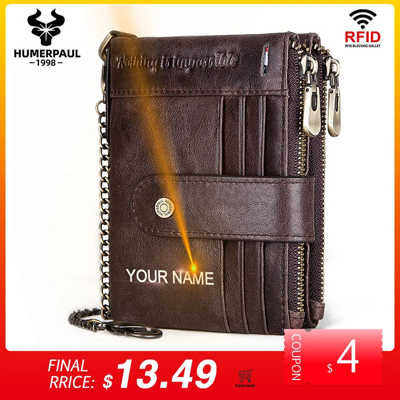 Free Engrave Men Wallets Short Leather Wallet Coin Purse Male RFID Slim Card Wallet Casual Multi function Card Holder Bag Walet|Wallets| - AliExpress