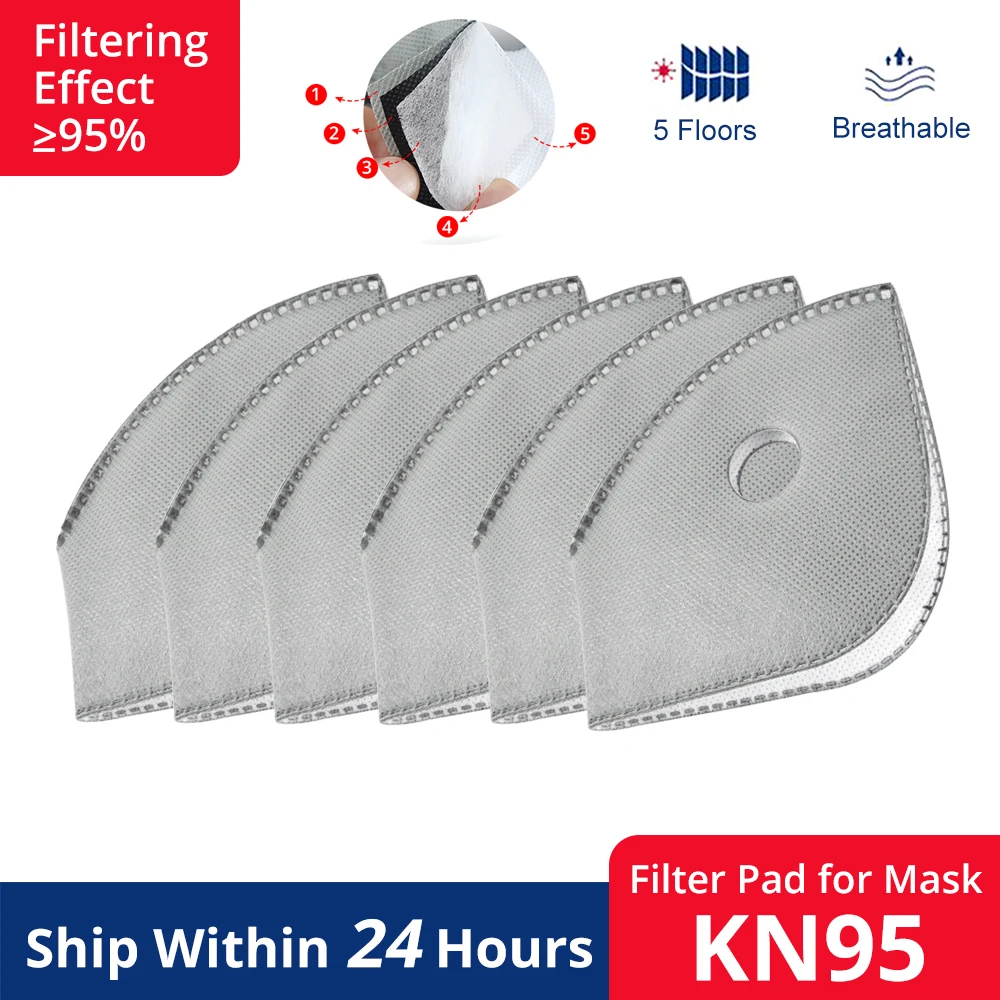 

Cycling mask Filter MTB Road Cycling Equip Anti-Dust PM2.5 Replacement With Active Carbon Filter Protect Effective protection