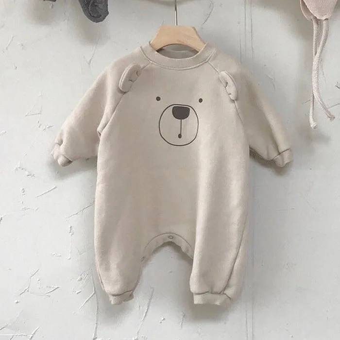 2020 Ins Autumn Winter Fashion Baby Bodysuits Cartoon Baby Girls