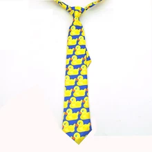 Новые 3 дюймов широкий пояс мода мультфильм Милая желтая утка галстук-бабочка Полиэстер Тканый класический Для Мужчин's вечерние галстук-бабочка с круглым вырезом одежда подарок галстуком-бабочкой