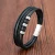 Fashion Stainless Steel Charm Men Bracelet Magnetic Clasp Braided Mutilayer Leather Wrapping Punk Rock Bangles Man Jewelry Gift 16