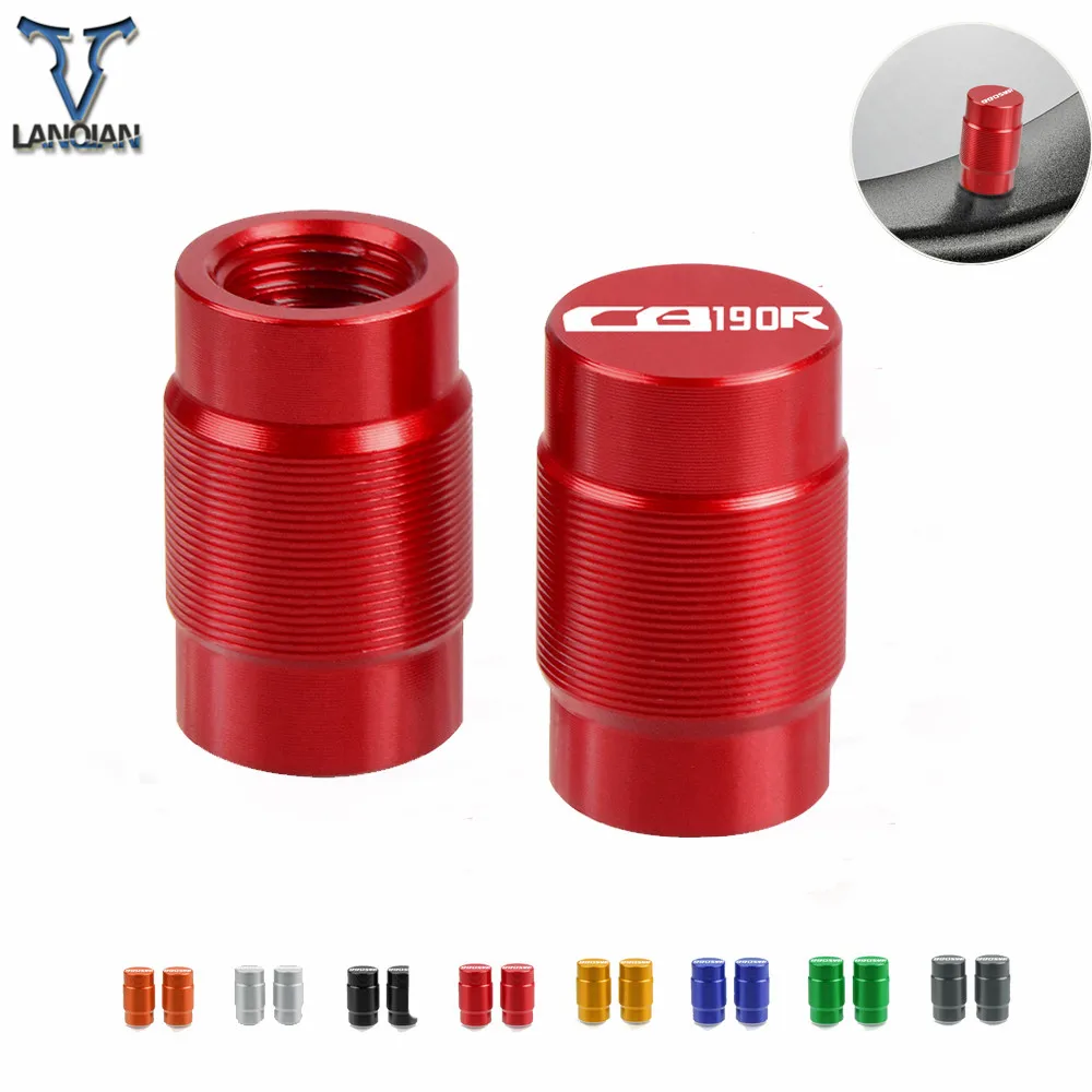 

Motorcycles Front Rear Wheel Vehicle Wheel Tire Valve Stem Caps Covers CNC Aliminum motorbike For HONDA CB190r moto accessories