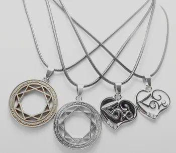 

Wholesale 6 pairs (12 pcs) High quality fashion stainless steel couple necklace(Random delivery)