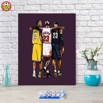 

JORDAN Jordan poster hanging painting basketball NBA star decorative painting bull dormitory study living room wall painting mur