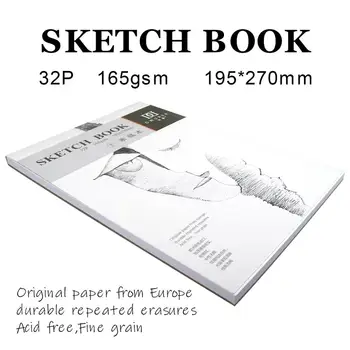 

Dwurer Sketch Book 16Sheet 165gsm 195x270mm Shetchbook for Art Student Drawing