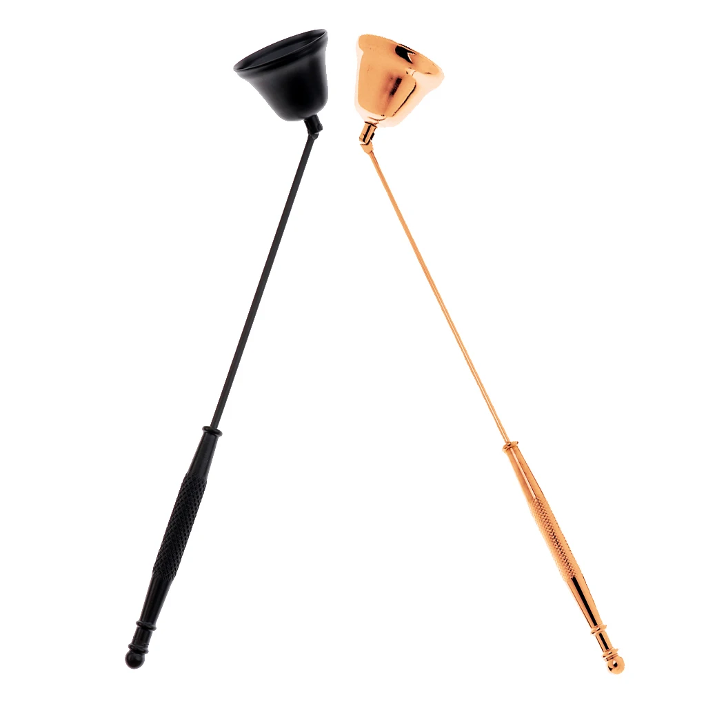 Stainless Steel Candle Snuffer Long Handle Bell Shaped Candles Accessories Candles Accessories Tools