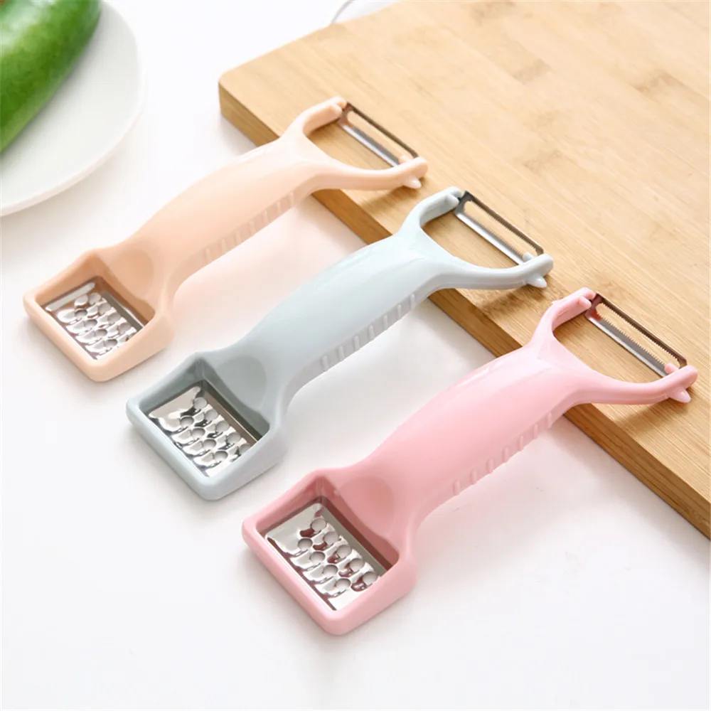 Multifunctional Peeler Garlic Press Vegetable Fruit Potato Carrot Peeler Grater Turnip Cutter Slicer Durable Kitchen Accessories