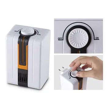 

Mini Home Ionizer Purifier Air Cleaner Ozonator Oxygen Purify Kill Bacteria Virus Clear Peculiar Smell Smoke Mute AC 110V/220V