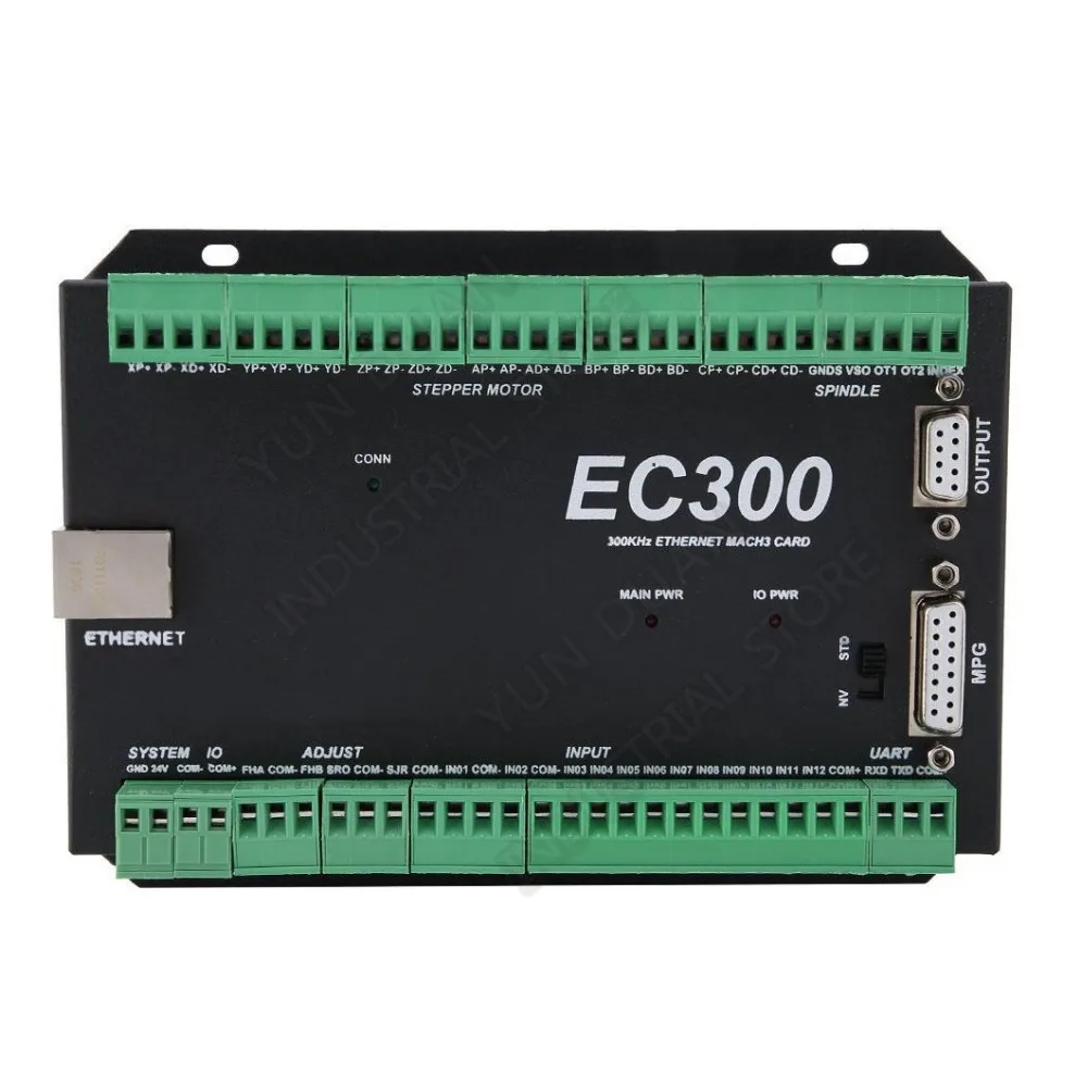 3/4/5/6 оси Mach3 Ethernet CNC контроллер движения 300 кГц драйвер/ARM ШИМ аналоговый для шаговый мотор сервопривода CNC фрезерный станок
