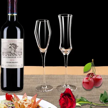 

Crystal Transparent Glass Champagne Cup Goblet Bubble Wine Glass Sweet Wine Glass Champagne Tower Cup Vaso Wedding Gift Cups