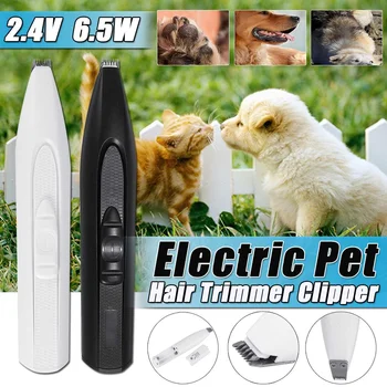 

Professional Pet Dog Hair Trimmer Animal Grooming Clippers Cat Cutter Machine Shaver Electric Scissor Clipper 2.4V Low-noise