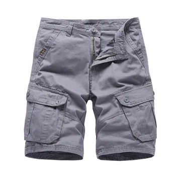 

2020 Men Shorts Mens Casual Multi Pockets Militaire Tactische Broek Mannen Uitloper Army Rechte Broek Shorts