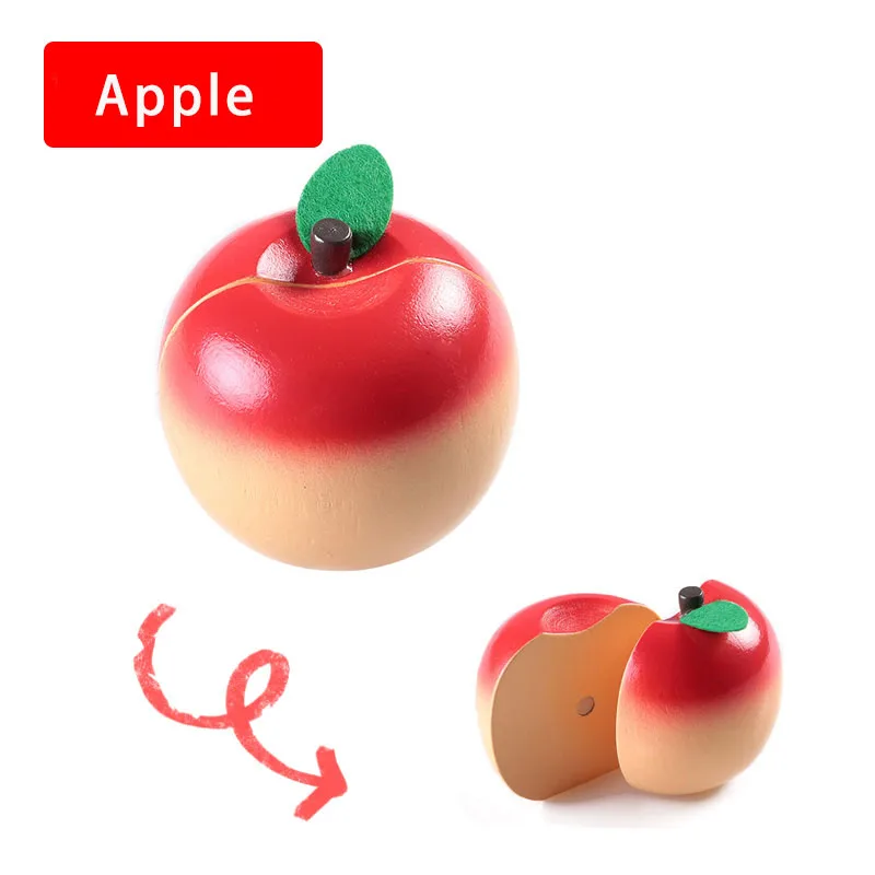 Игрушка Woo деревянная игрушка для резки фруктов сборка еды деревянные кухонные