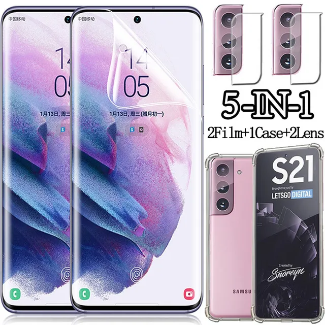 S21 Ultra Hydrogel Film For Samsung Galaxy S21 Plus S 21 Samsung S Note Camera Case For Galaxy S21 Ultra Screen Protector Phone Screen Protectors Aliexpress
