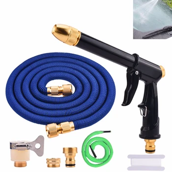 

Car Wash High Pressure Extension Hose Magic Garden Flexible Wash Water Gun 7.5/15/22 Meters Car Wash Cleaning Hose