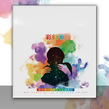 

Rainbow Cards Board Game Psychology Cure Cards Positive Energy Colorful Pieces Game