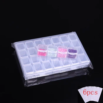 

5D DIY Diamond Painting Drill Box Jewelry Box Rhinestone Embroidery Crystal Bead Organizer Storage Case Container Sticker: free