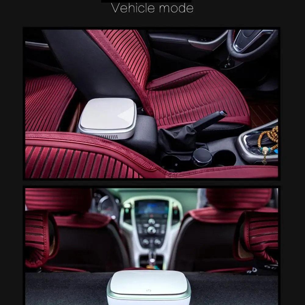 Универсальный автомобильный очиститель воздуха, автомобильный очиститель дыма, мини-очиститель для удаления запахов, многофункциональный Противоскользящий освежитель воздуха