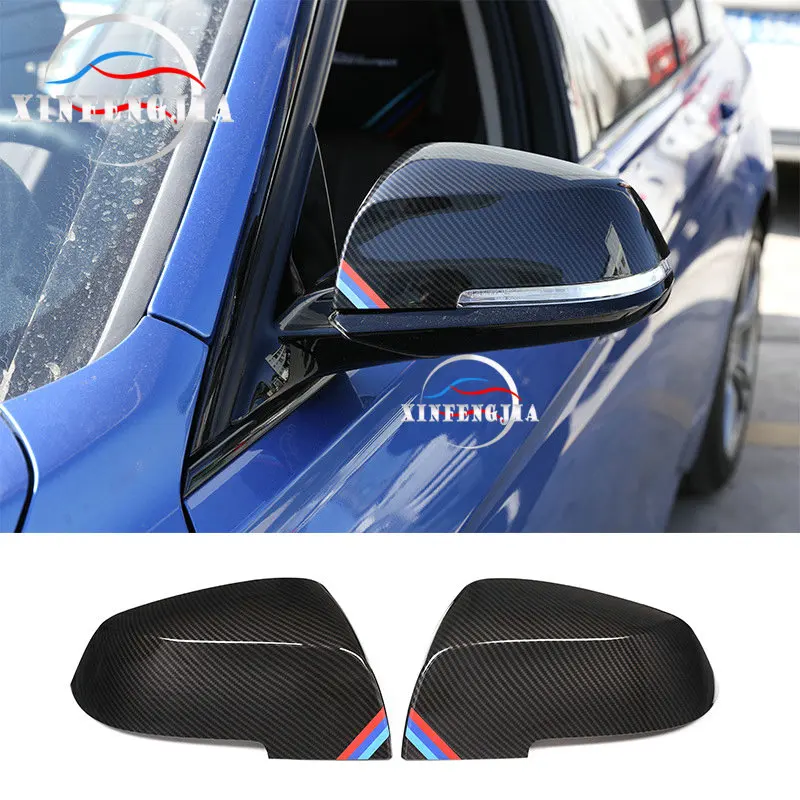Для BMW 1 2 3 4 серии 3GT X1 E84 F32 F34 F36 F30 13-18 углеродное волокно 3 цвета крыло зеркало боковое зеркало заднего вида крышка отделка