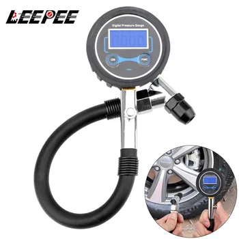 LEEPEE manometro automatico per pneumatici LCD Tester digitale per pneumatici sistema di monitoraggio del Tester ad alta precisione per Auto camion veicolo moto