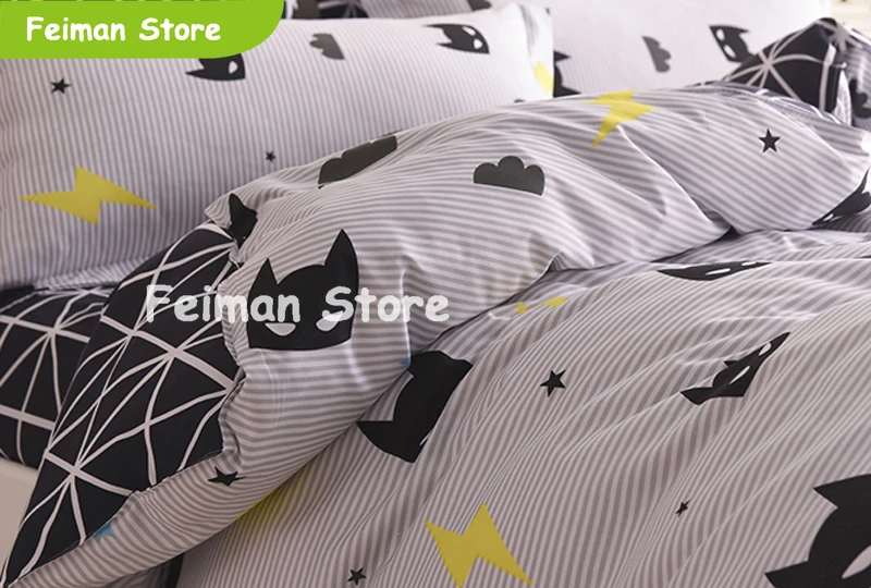 1 шт. мультфильм дети пододеяльник постельные принадлежности одеяло один двойной