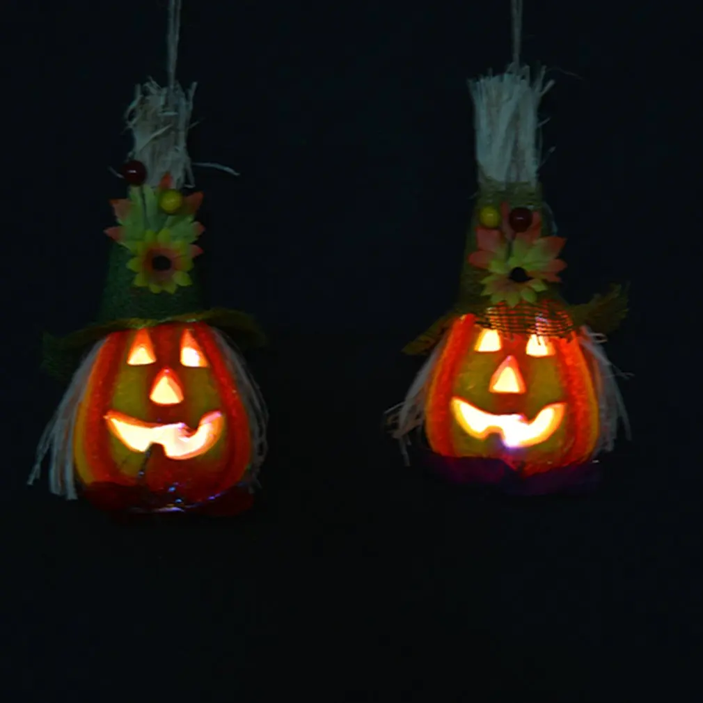 Уникальный Хэллоуин светящийся пухло Джек-о-фонари мигающая игрушка шоу реквизит Тыква Лампа вечерние фестиваль украшения