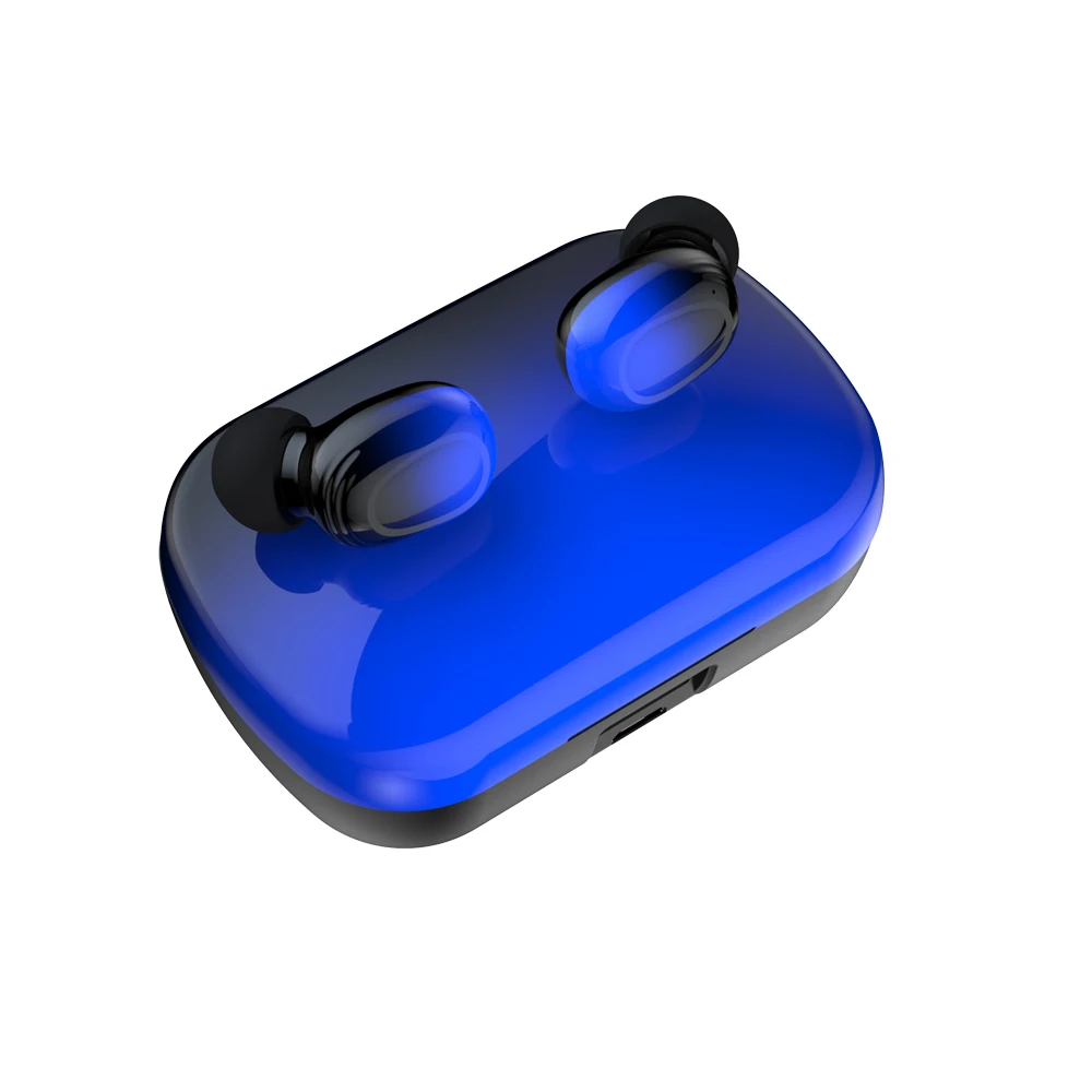 Градиентная сенсорная Bluetooth 5,1 гарнитура 1500 мАч зарядная коробка гарнитура с двойным цифровым дисплеем мини наушники красные игровые наушники