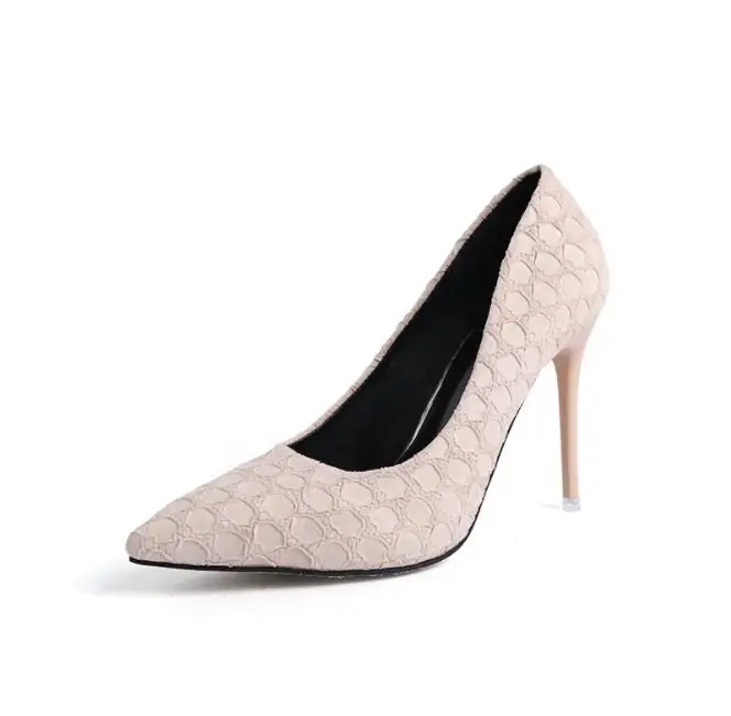 

High-heeled shoes women's fine with 2018 summer new fashion wild ladies Korean version of the small fresh girl pointed single sh