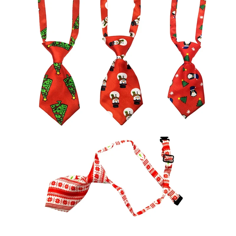 Подвесной галстук ошейник для собак щенков котов фестиваль украшения Рождественский Костюм