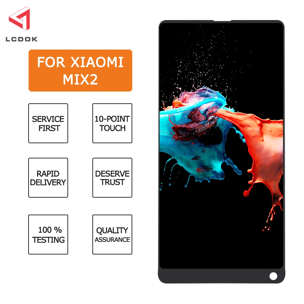 ЖК-дисплей для Xiaomi Mi x 2 lcd сенсорный экран дигитайзер сборка панель Замена для Xiaomi Mi Mix 2 lcd MIX2