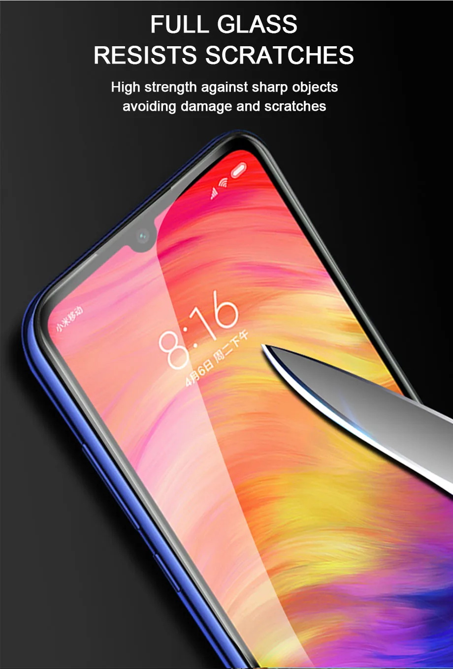 Для Xiaomi redmi note 7 закаленное стекло для redmi note 7 pro стекло redmi note 8 pro защита экрана redmi 6A note 6 5 Pro стекло