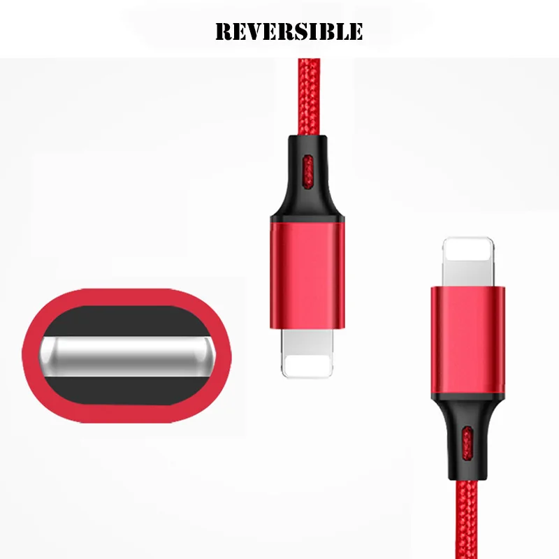 Cafele USB кабель для быстрой зарядки мобильного телефона зарядное устройство провода шнур Usb кабели для IPhone X XS MAX XR 8 7 6s 6 Plus 5S Ipad Mini