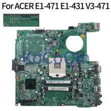 KoCoQin ноутбук материнская плата для Acer Aspire E1-471 E1-431 V3-471 E1-471G HM77 материнская плата DAZQSAMB6E1 SLJ8C