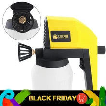 220V HVLP Электрический Краски опрыскиватель бытовой Краски ing пистолет-распылитель комплект Мощность Инструменты 100 Вт 0,6 мм Медь сопла