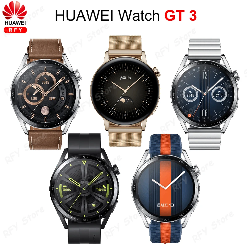 New HUAWEI WATCH GT 3 Smart Watch SpO2 Monitoring All Day Battery Life  Wireless Charging Accurate Heart Rate Monitoring GT3|Smart Watches| -  AliExpress