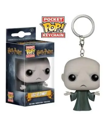 Lord Voldemort Funko Pop Pocket Гарри Поттер брелок Гермиона Грейнджер Лорд Волдеморт Добби Фигурки игрушки - Цвет: Lord Voldemort