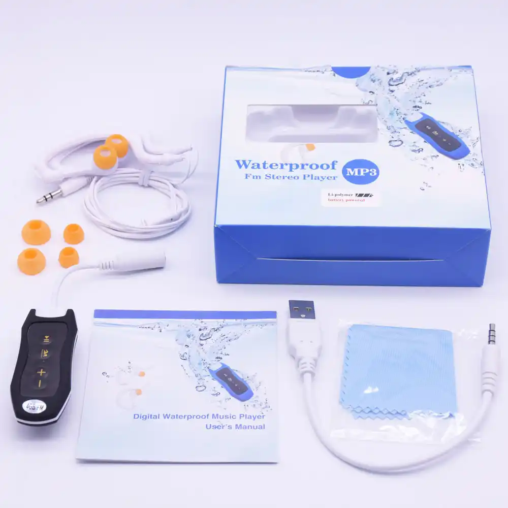 Newest Fm Radio 4gb 8g Ipx8 Waterproof Mp3 Music Player Swimming Diving Earphone Headset Sport Stereo Bass Swim Mp3 With Clip Waterproof Mp3 Swimming Mp3ipx8 Waterproof Mp3 Aliexpress