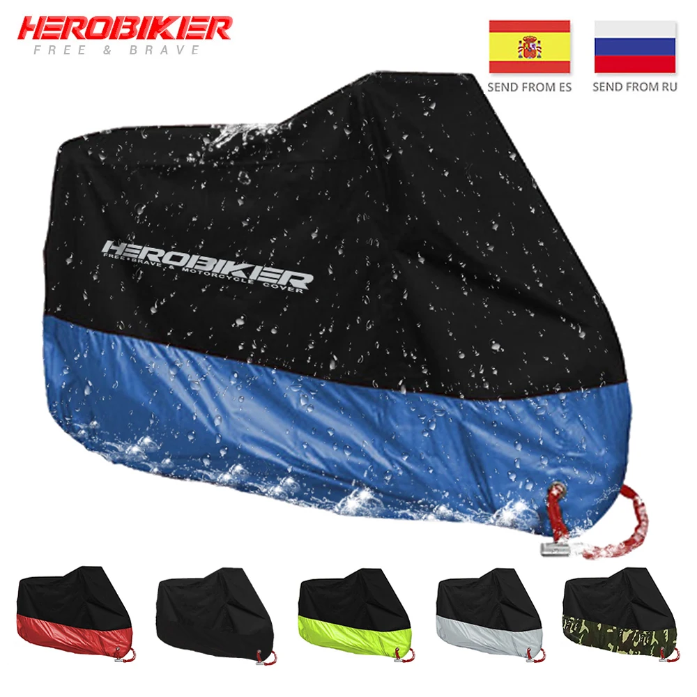 bike cover with lock holes