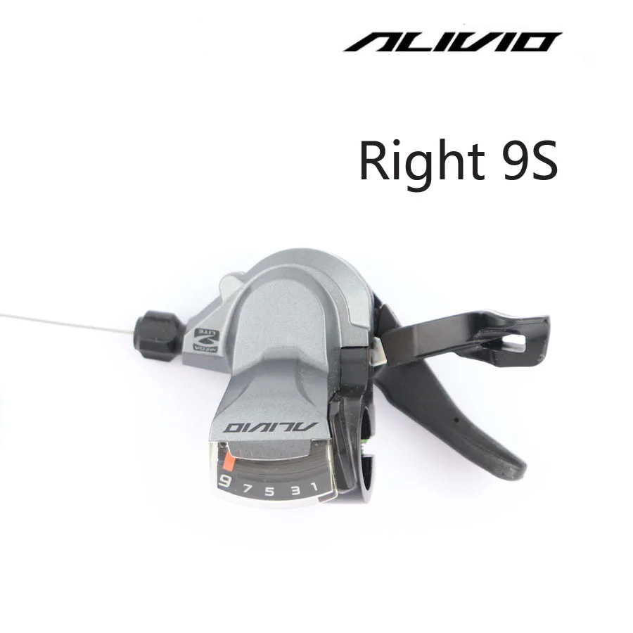 SHIMANO ALIVIO SL M4000 SL-M4000 рычаг переключения скоростей 3x9S рычаг переключения скоростей с внутренними кабелями 3s 9s варианты Запчасти для велосипедов - Цвет: Right 9s