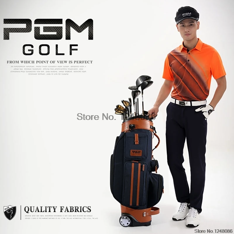 Pgm многофункциональная стандартная сумка для гольфа с колесами, патент для проверки паролем, воздушная сумка для клюшки для гольфа, шариковые пакеты D0088