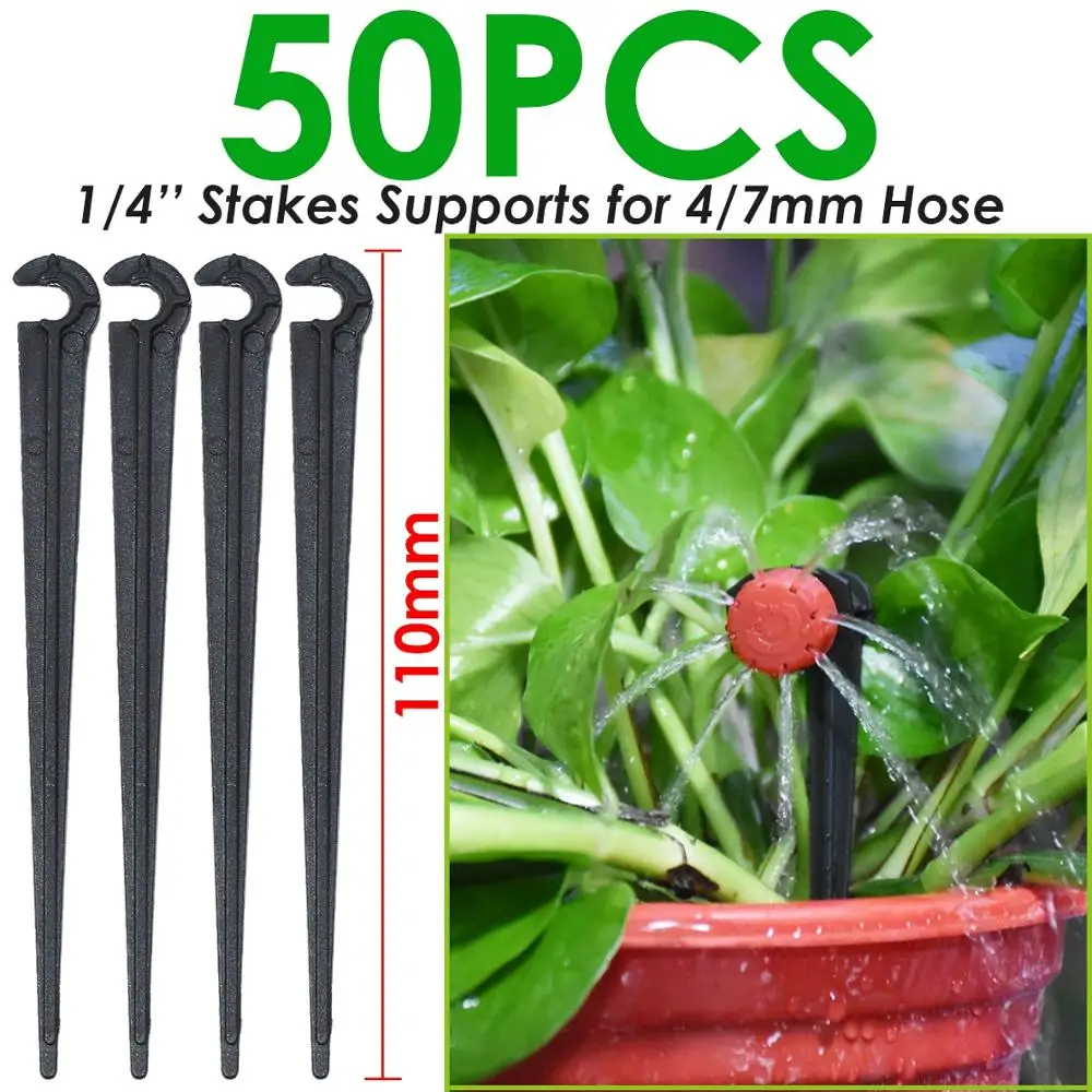 drip irrigation kit near me SPRYCLE Drip Irrigation 1/4 Bend Arrow Dripper Sprinkler Barb Tee Water Pipe Connector Cross Shut-Off Fitting 4/7mm Hose Garden drip line kit Watering & Irrigation Kits