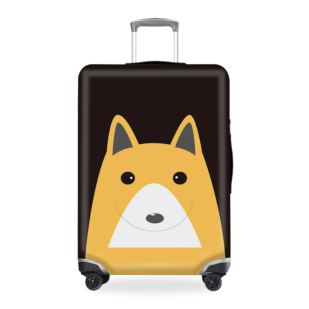 Аксессуары для путешествий 3D чехол для багажа защитный чехол креативный Kawaii Dog водонепроницаемый эластичный чехол для чемодана применение 18-32 дюймов XL - Цвет: 3