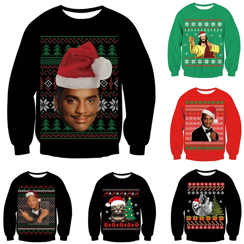 Ugly Christmas Sweater Funny Men 