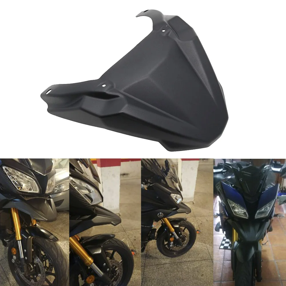 Для Yamaha FJ 09 MT Tracer переднее крыло для губ черное высококачественное ABS Крыло