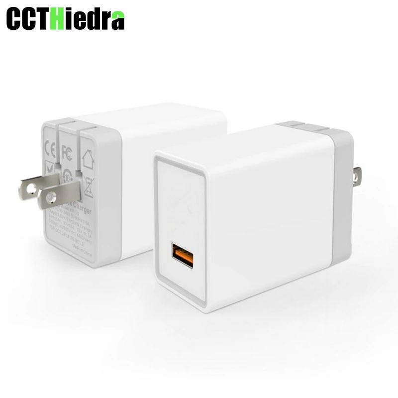 

Quick Charge 3.0 For apple iphone X 7 8 6s ipad EU UK US Plug Power Adapter Charger for Samsung s8 9 huawei Phone USB Chargers