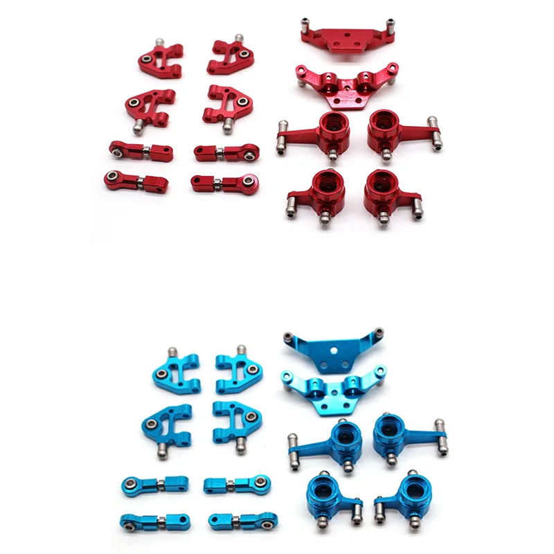 Металлический полный набор обновленных деталей для Wltoys 1/28 P929 P939 K979 K989 K999 K969 Rc автозапчасти, красный