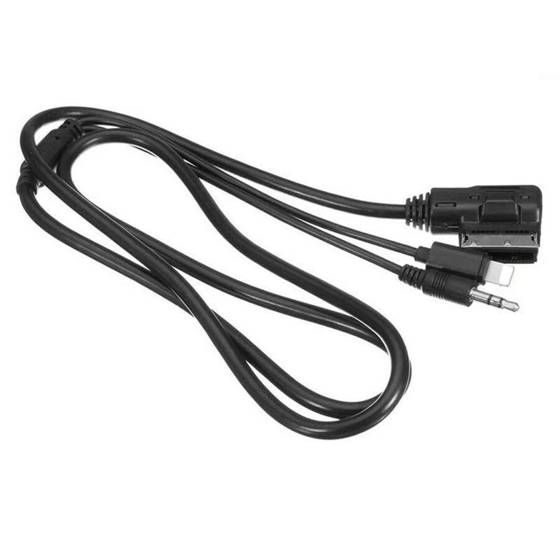 Car AUX Cable 8Pin Music Interface for Ipod IPhone Cord for Mercedes-Benz MMI System