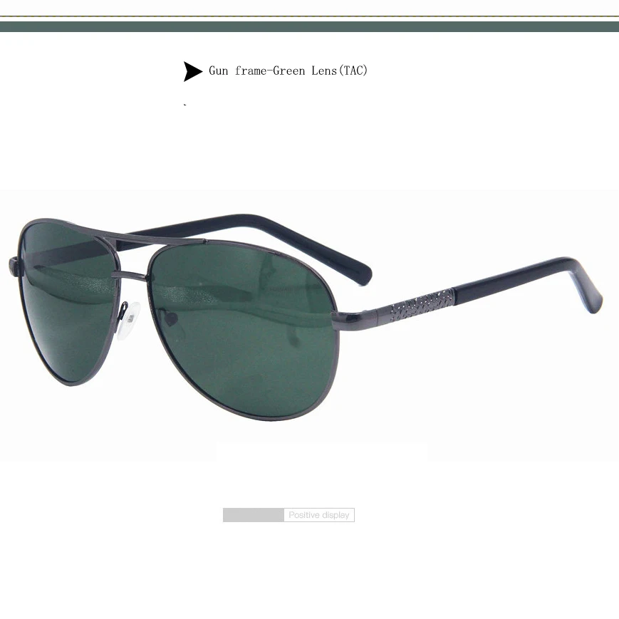 Сильная оправа поляризованные мужские очки ночного видения для вождения, металлические солнцезащитные очки для водителя, антибликовые солнцезащитные очки UV400 A29 - Цвет оправы: Gun-Green Lens