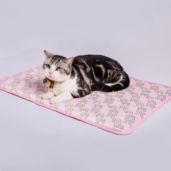 

M/L/XL Pet No-Slip Summer Cooling Mats Cat Dog Cooling Cushion For Small Medium Large Dog Cold Gel Pad Mat Bed Comfortable