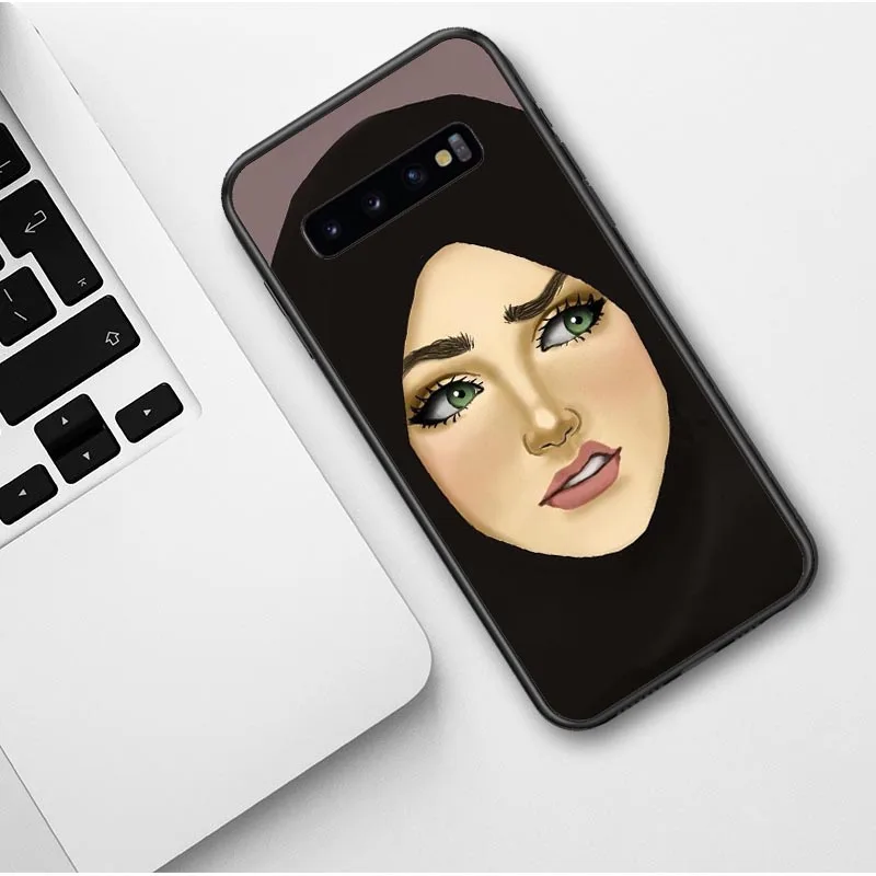 Чехол для телефона Samsungs S7 S8 S9 S10 S20 Plus S20Ultra Lite Note 10 роскошный женский хиджаб с